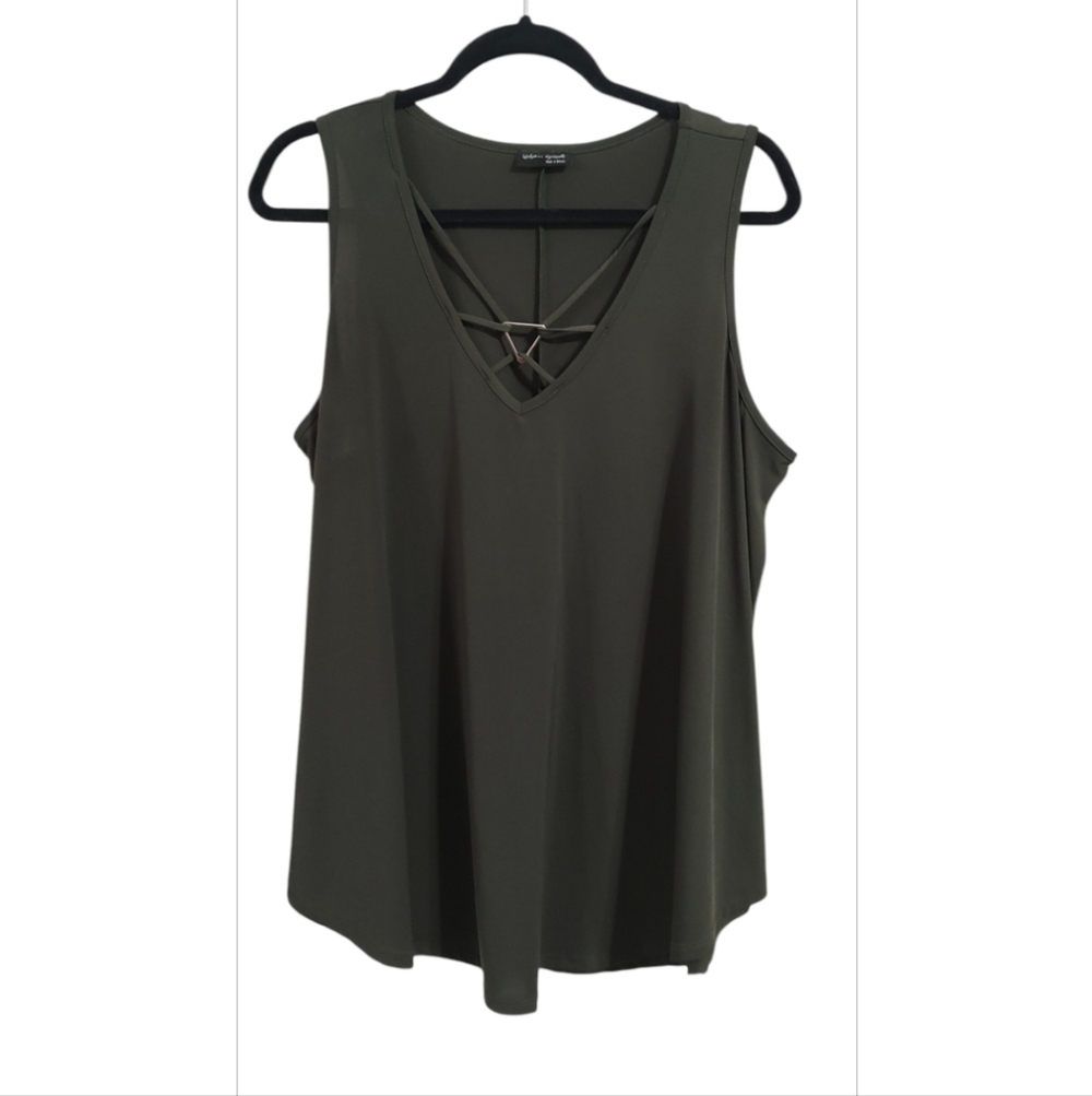 Urban Episode Olive Green Tank Top